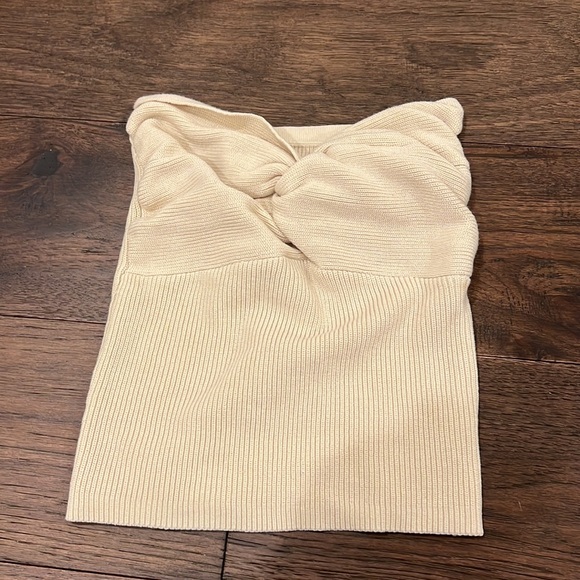 Knit knot tube top - Picture 2 of 2